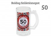 CQ04145 Söröskorsó Boldog 50. Születésnapot 400ml