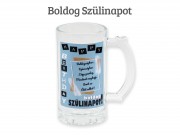CQ04153 Söröskorsó Happí birthday Boldogságban, egészségben... 400ml