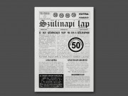 CQ04312 50. Szülinapi lap 8 oldal 16x23cm