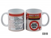 CQ04340 Bögre Recept Szülinapra 3dl C019