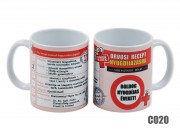 CQ04341 Bögre Recept Nyugdíjazásra 3dl C020