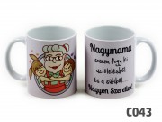 CQ04364 Bögre Legjobb Nagymama 3dl C043