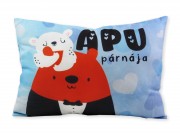 CQ04567 Díszpárna Apu párnája 38x28cm
