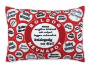 CQ04591 Díszpárna Boldog Névnapot 38x28cm