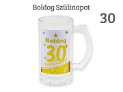 CQ04657 Söröskorsó Boldog 30. Szülinapot arany 400ml