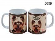 CQ04685 Bögre kutyás Yorkshire Terrier 3dl C089