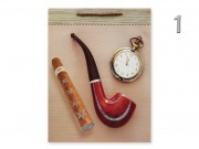 CQ04993 Ajándéktasak férfias óriás 31x12x40cm 4f