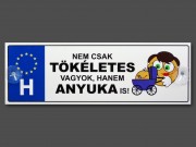 CQ05107 Rendszámtábla Tökéletes anyuka