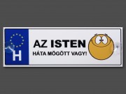 CQ05114 Rendszámtábla Az Isten háta mögött vagy