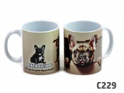 CQ05365 Bögre French Bulldog 3dl C229