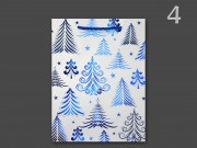 CQ05787 Karácsonyi dísztasak fehér nagy 26x12x32cm 4f
