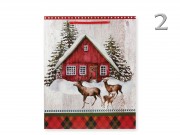 CQ05819 Karácsonyi dísztasak nagy 26x12x32cm 4f