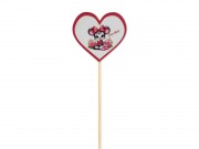 CQ06265 Szív pálcás Szeretlek Egérke