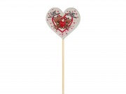 CQ06271 Szív pálcás Macipár