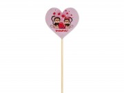 CQ06278 Szív pálcás Imádlak Majmok