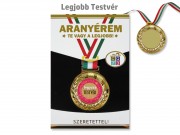CQ06320 Aranyérem Legjobb Testvér rózsaszín