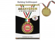 CQ06327 Aranyérem Boldog Szülinapot rózsaszín