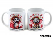 CQ06435 Bögre szlovák Elefánt szülinap 3dl