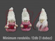 CQ06638 Kötött ruhás figura 7,5cm 3f
