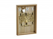 CQ06684 Fali kulcstartó Életfa Home 20x30cm