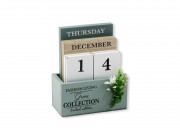 CQ06799 Öröknaptár +növény 12x14cm