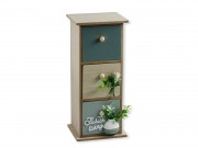 CQ06801 3 Fiókos álló szekrény 32cm