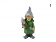 CQ06809 Levendula figura fiú/lány 16cm 2f