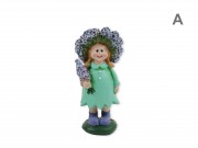 CQ06826 Levendula figura fiú/lány 15cm 2f