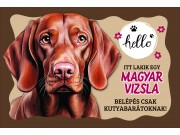 CQ06989 Tálalátét - lábtörlő Magyar Vizsla kutyás 60x40cm