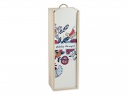 CQ07038 Bortartó doboz Boldog Névnapot rajzolt madár