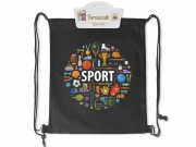 CQ07086 Tornazsák Sport fek...