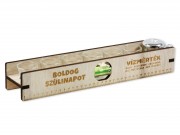 CQ07127 Vízmérték + 6db pálinkás pohár Boldog Szülinapot