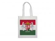 CQ07138 Vászontáska Angyalos címeres Hungary 35x40cm