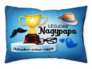 CQ07174 Díszpárna Legjobb Nagypapa 35x25cm