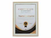 CQ07206 Fényképtartó natúr/fehér 21x30cm-es képhez