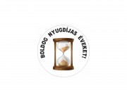 CQ07245 Hűtőmágnes kerek Boldog nyugdíjas éveket 8cm