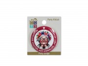 CQ07265 Party kitűző Nyugdí...