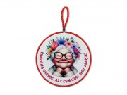 CQ07285 Edényalátét Nyugdíjas vagyok... nő 17x19cm