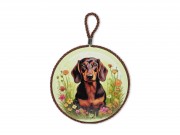 CQ07290 Edényalátét Tacskó 17x19cm