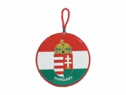 CQ07294 Edényalátét Címeres Hungary 17x19cm