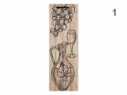 CQ07338 Ajándéktasak italos rajzos 12x9x36cm