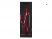 CQ07342 Ajándéktasak italos 12x9x36cm 4f