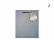 CQ07371 Ajándéktasak halszálka minta közép 18x10x23cm 4f