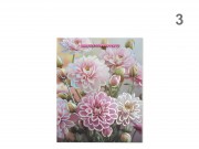 CQ07394 Ajándéktasak virágos közép 18x10x23cm 4f