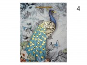 CQ07417 Ajándéktasak páva óriás 30x12x41cm 4f