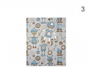 CQ07418 Ajándéktasak retro közép 18x10x23cm 4f