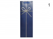 CQ07436 Ajándéktasak italos arany masnis csíkos 12x9x35cm 4f