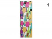 CQ07440 Ajándéktasak italos színes 12x9x35cm 4f