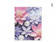 CQ07443 Ajándéktasak virágos glitteres nagy 26x10x32cm 4f