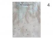 CQ07464 Ajánndéktasak leveles óriás 31x12x40cm 4f